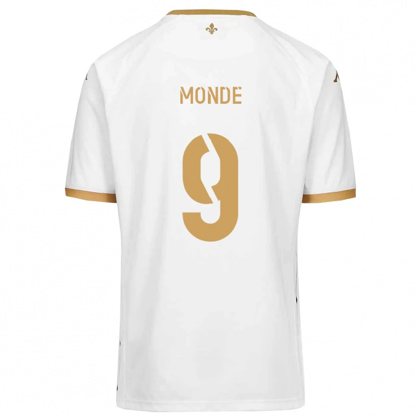 Danxen Dámské Alex Monde #9 Bílá Zlatá Daleko Hráčské Dresy 2025/26 Dres