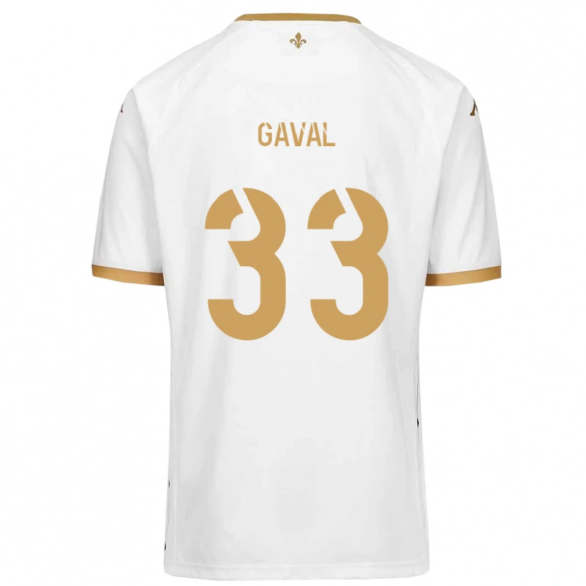 Danxen Dámské Aimé Gaval #33 Bílá Zlatá Daleko Hráčské Dresy 2025/26 Dres