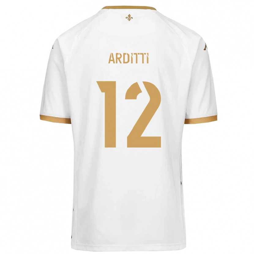 Danxen Dámské Nathan Arditti #12 Bílá Zlatá Daleko Hráčské Dresy 2025/26 Dres