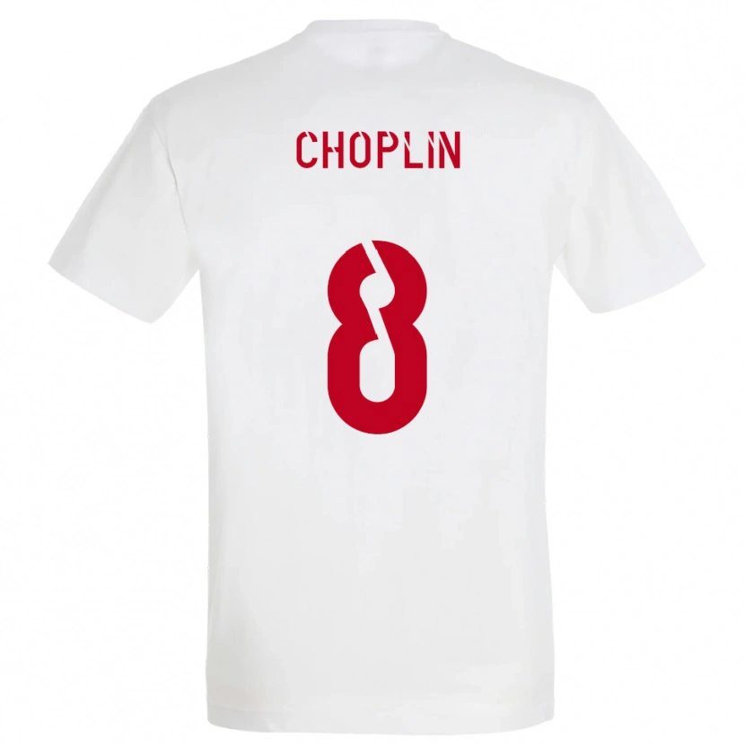 Danxen Dámské Romain Choplin #8 Bílá Červená Žlutá Daleko Hráčské Dresy 2025/26 Dres