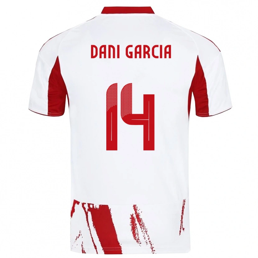 Danxen Dámské Dani García #14 Bíločervená Daleko Hráčské Dresy 2025/26 Dres