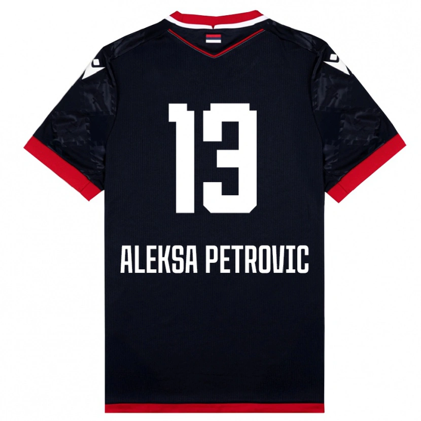 Danxen Dámské Aleksa Petrovic #13 Černočervená Daleko Hráčské Dresy 2025/26 Dres