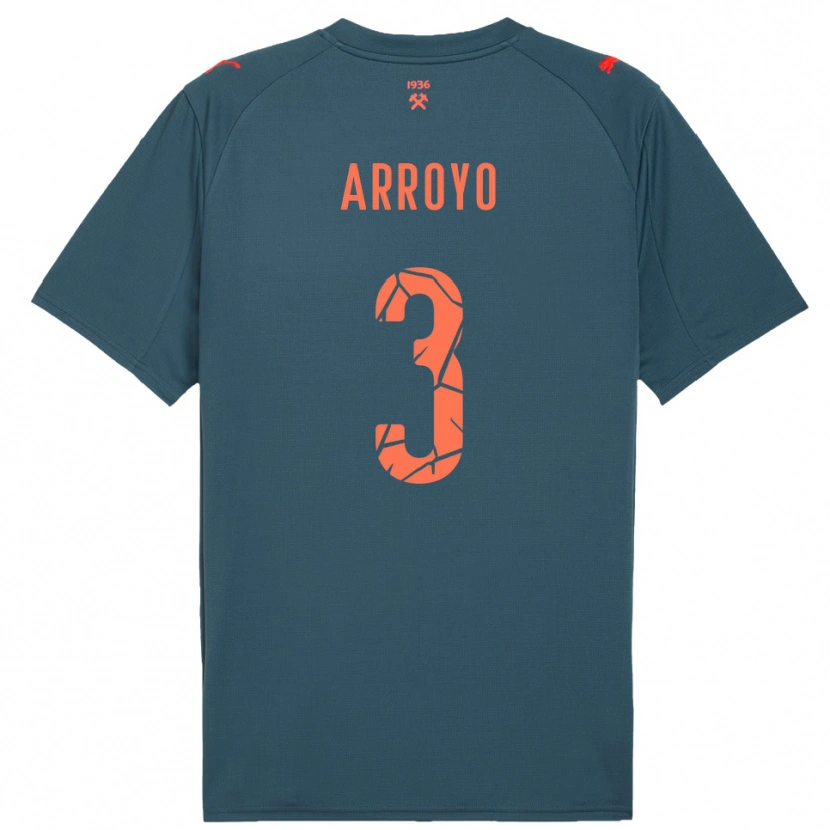 Danxen Dámské Diego Arroyo #3 Tmavě Modrá Červená Daleko Hráčské Dresy 2025/26 Dres
