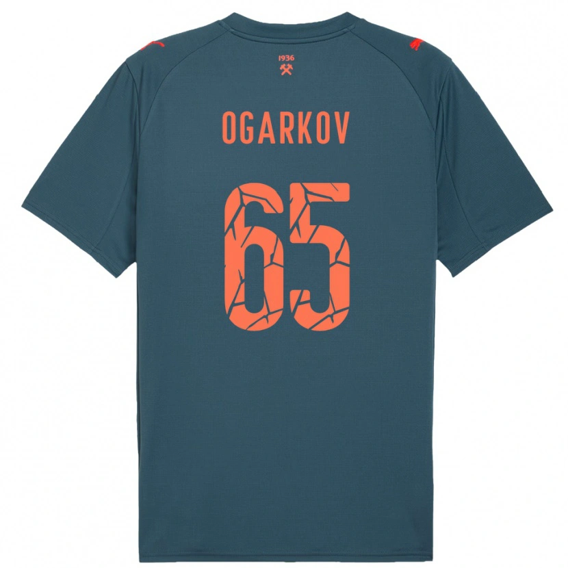Danxen Dámské Mykola Ogarkov #65 Tmavě Modrá Červená Daleko Hráčské Dresy 2025/26 Dres