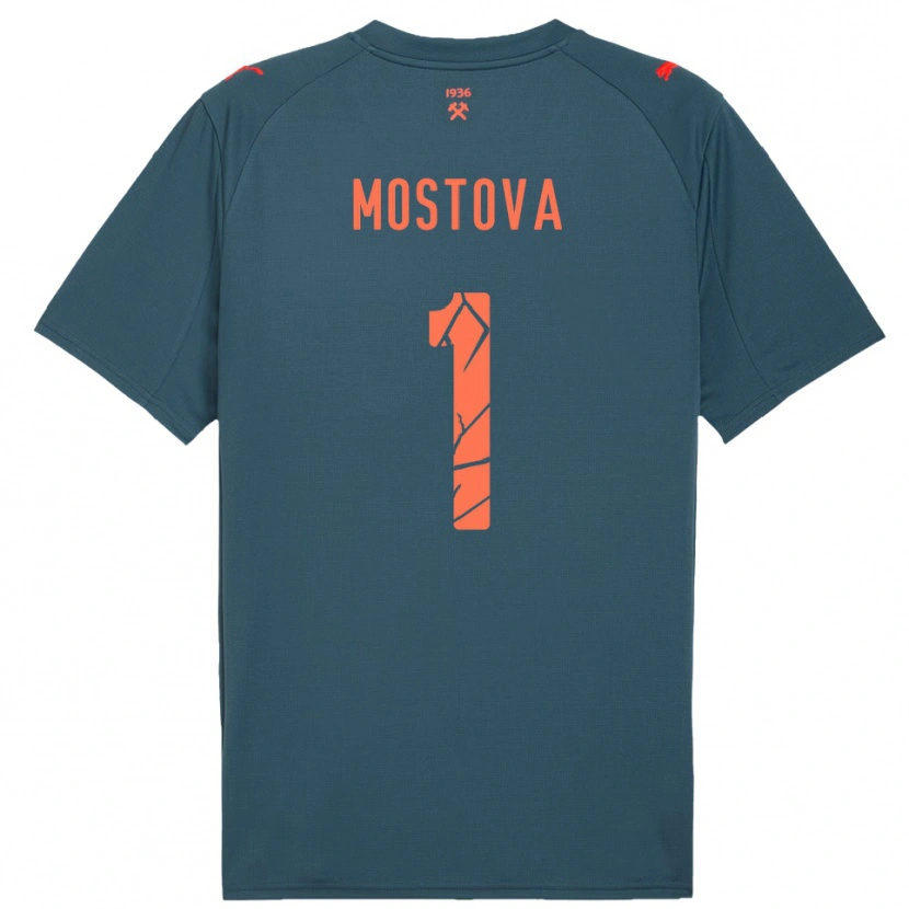 Danxen Dámské Inha Mostova #1 Tmavě Modrá Červená Daleko Hráčské Dresy 2025/26 Dres