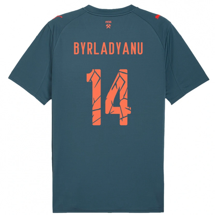 Danxen Dámské Ilya Byrladyanu #14 Tmavě Modrá Červená Daleko Hráčské Dresy 2025/26 Dres