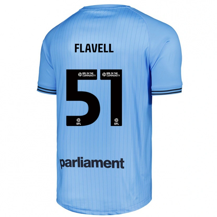 Danxen Dětské Kieren Flavell #51 Světlě Nebesky Modrá Brankář Dresy 2025/26 Dres
