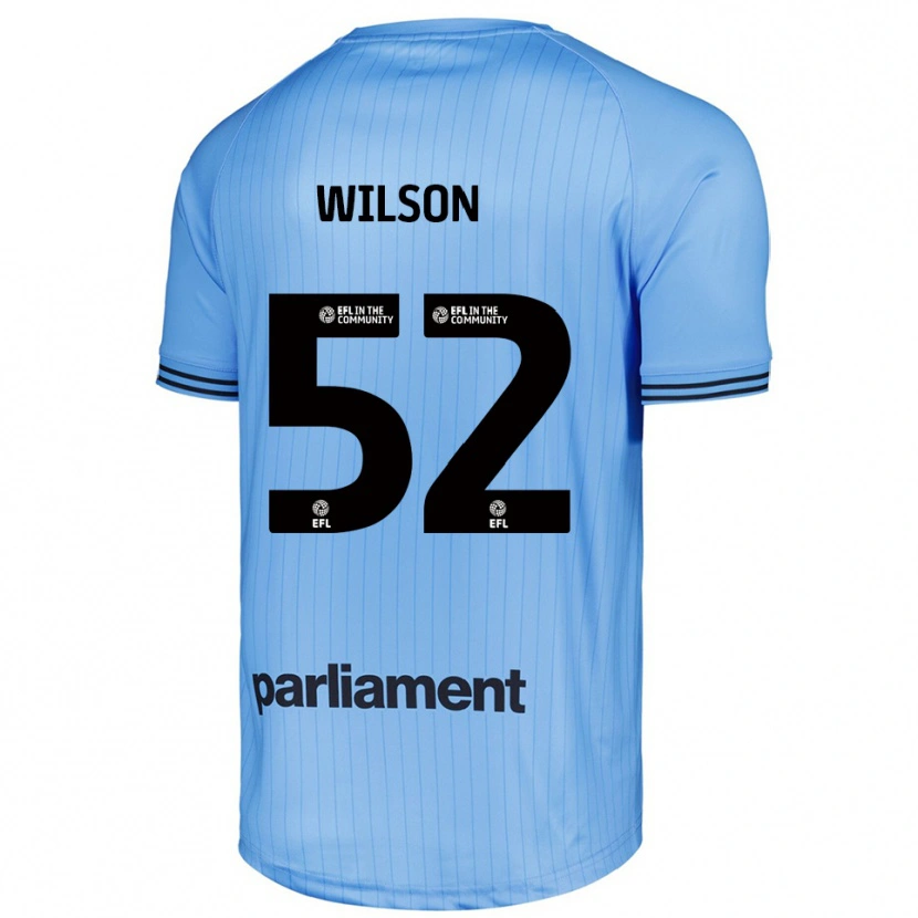 Danxen Dětské Aston Wilson #52 Světlě Nebesky Modrá Brankář Dresy 2025/26 Dres