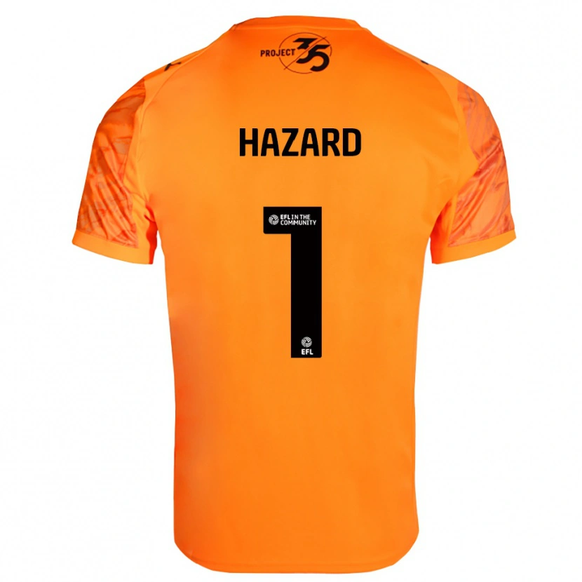 Danxen Dětské Conor Hazard #1 Černá Oranžová Brankář Dresy 2025/26 Dres