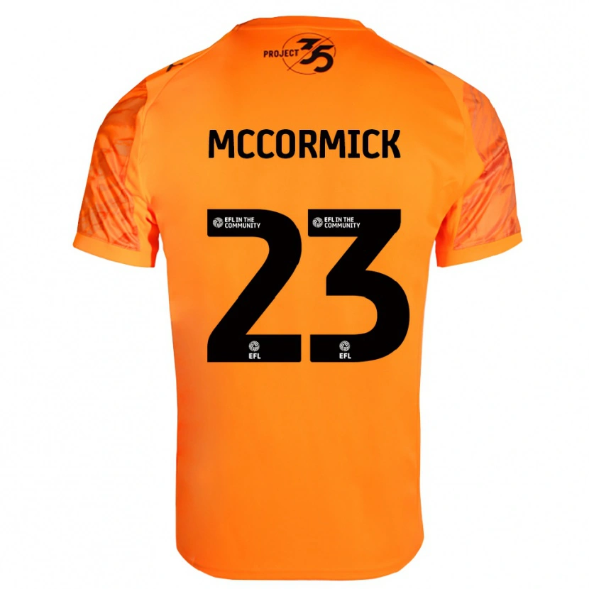 Danxen Dětské Leo McCormick #23 Černá Oranžová Brankář Dresy 2025/26 Dres