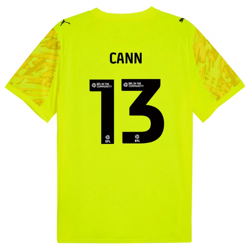 Danxen Dětské Ted Cann #13 Fluorescenční Zelená Černá Brankář Dresy 2025/26 Dres