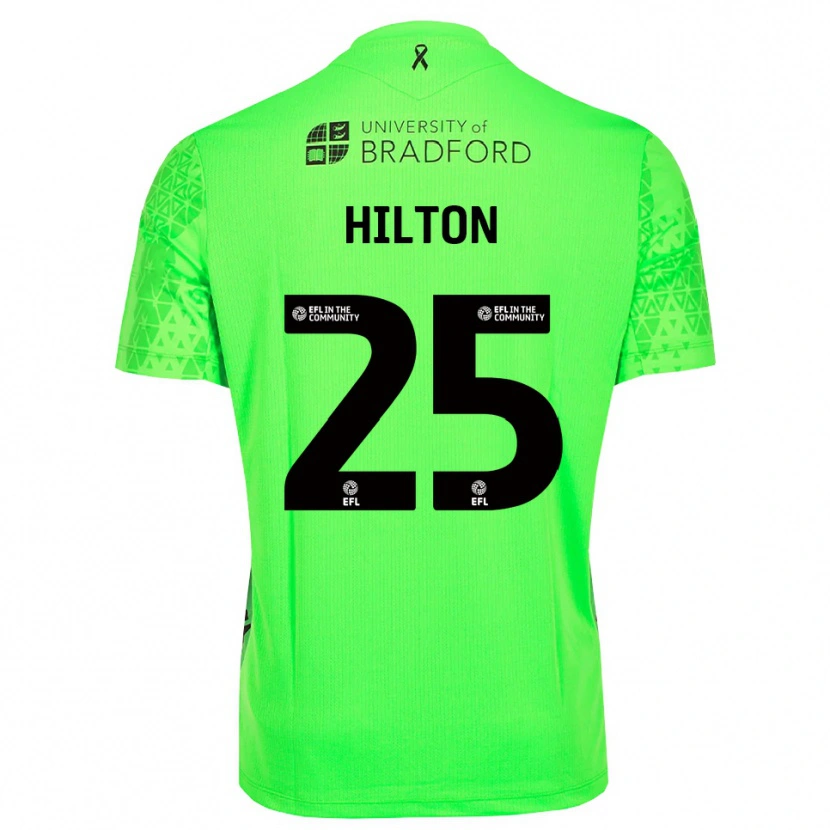Danxen Dětské Joe Hilton #25 Jarní Zelená Brankář Dresy 2025/26 Dres