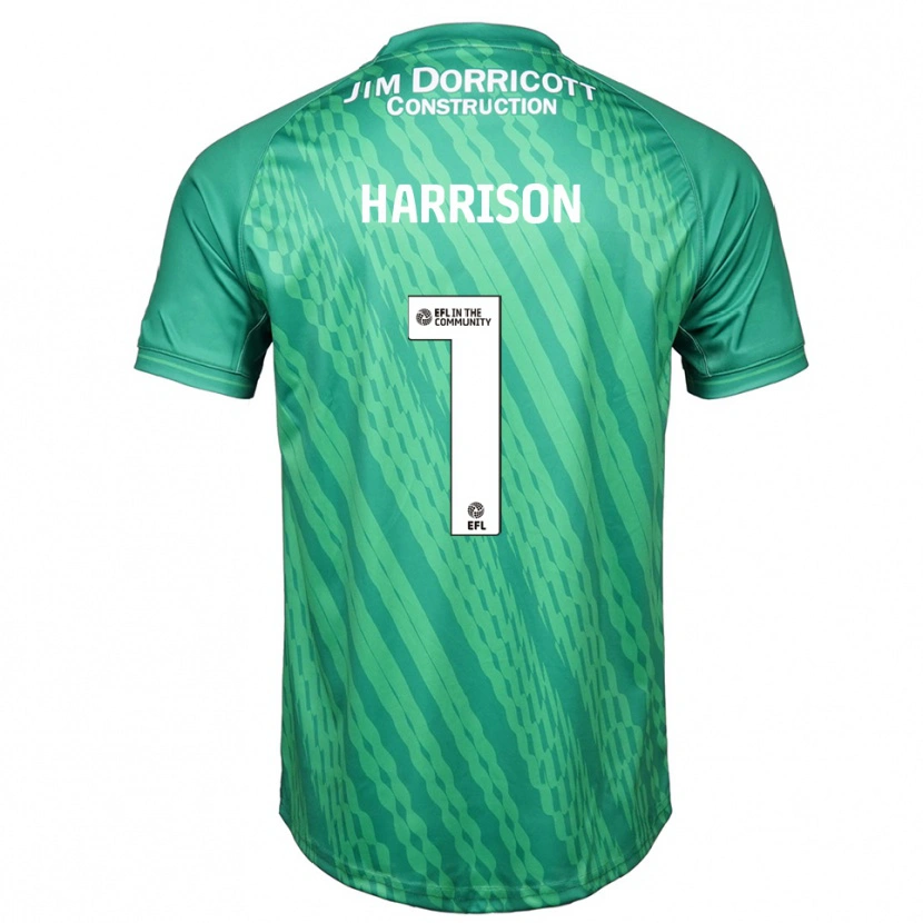 Danxen Dětské Elyh Harrison #1 Zelená Tyrkysová Brankář Dresy 2025/26 Dres