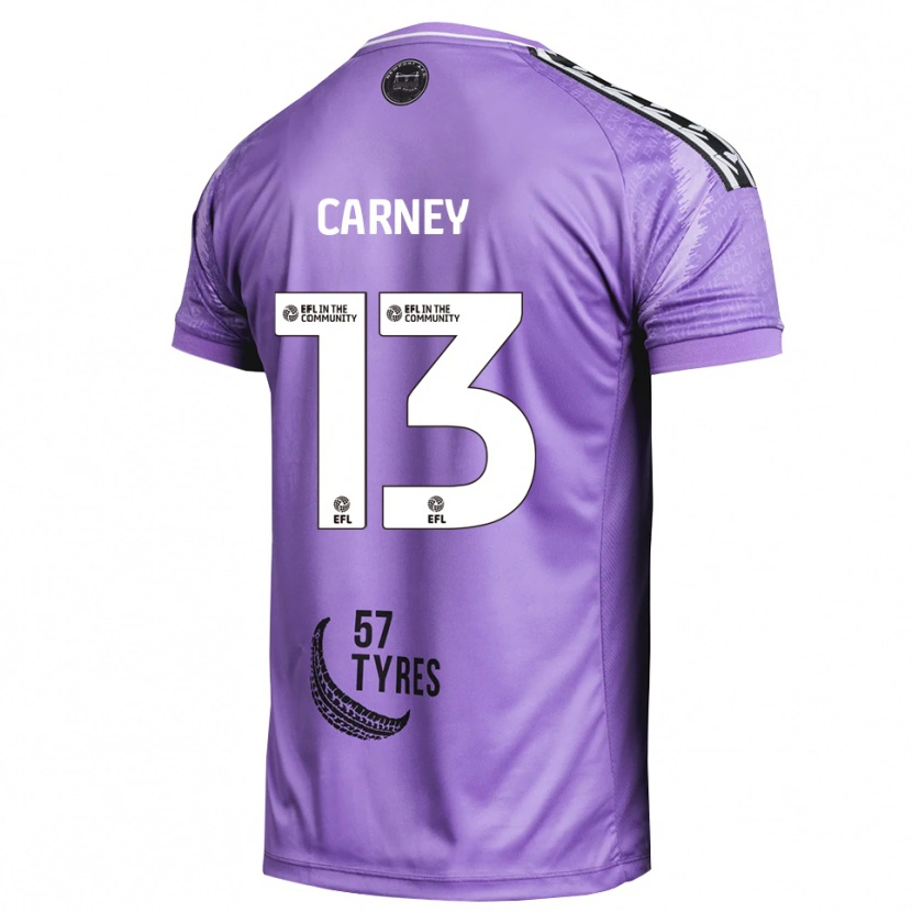 Danxen Dětské Jacob Carney #13 Světle Fialová Brankář Dresy 2025/26 Dres