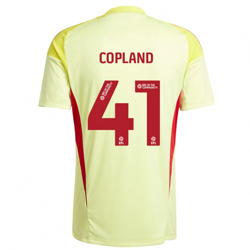 Danxen Dětské Jack Copland #41 Světle Žlutá Brankář Dresy 2025/26 Dres