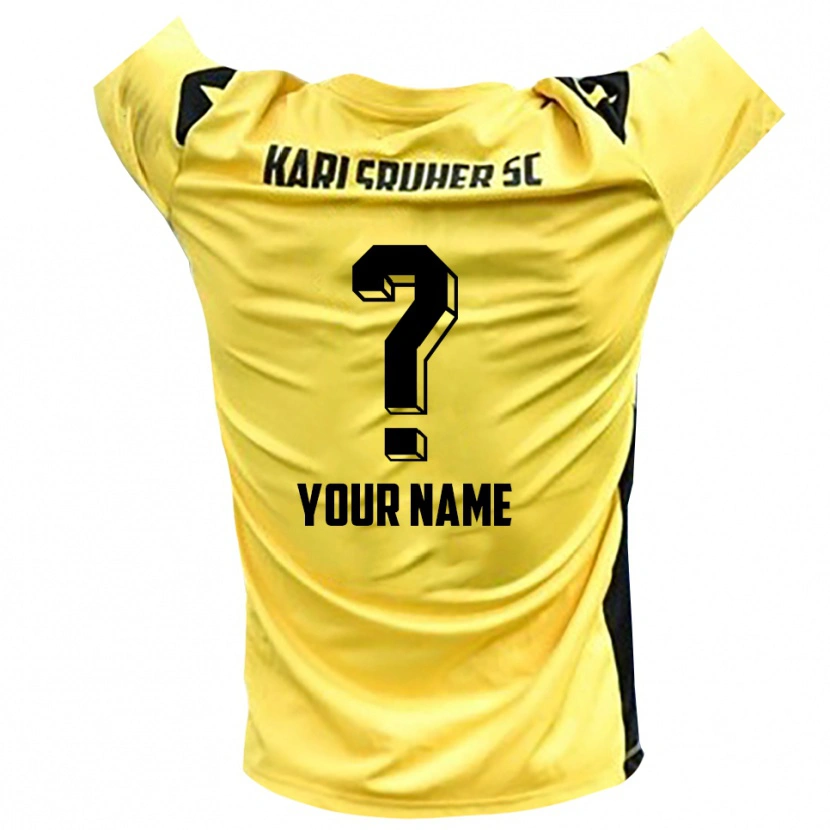 Danxen Dětské Karlsruher SC Žlutá Černá Brankář Dresy 2025/26 Dres