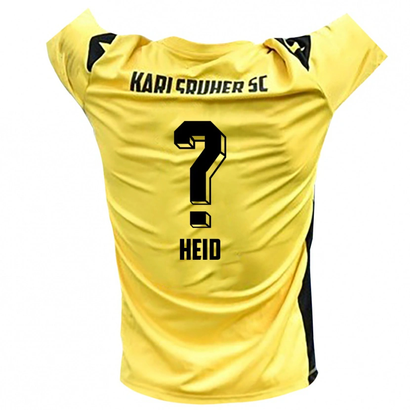 Danxen Dětské Gabriela Heid #0 Žlutá Černá Brankář Dresy 2025/26 Dres