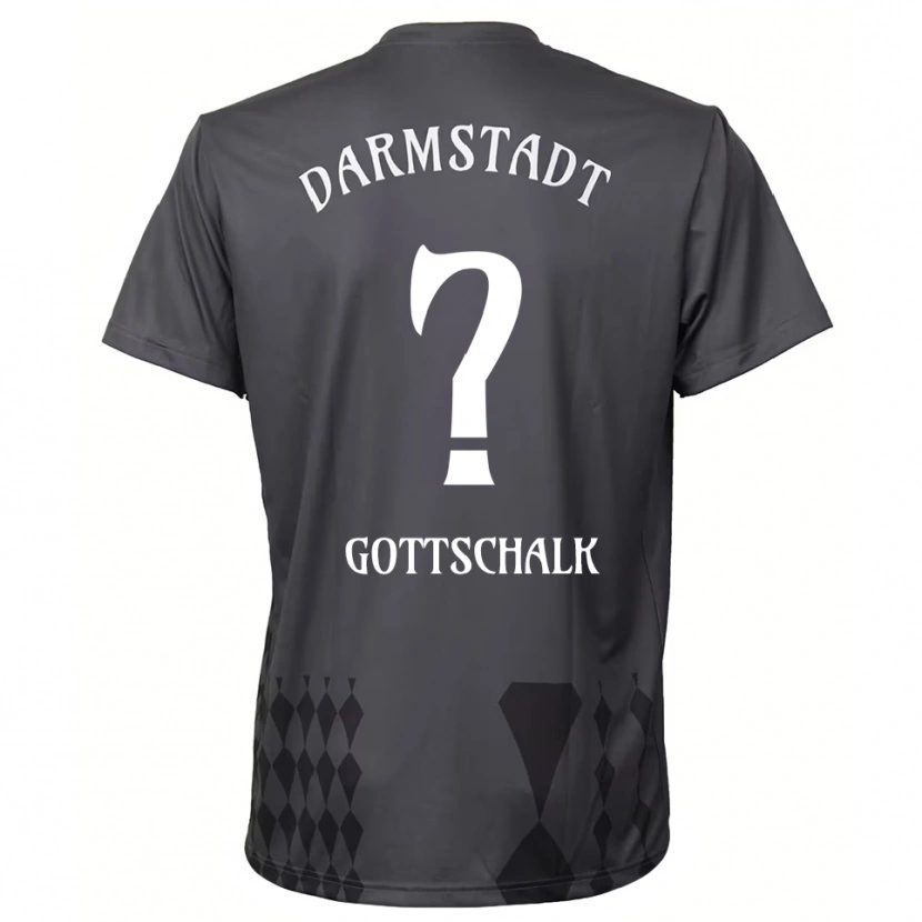 Danxen Dětské Tian Gottschalk #0 Tmavě Šedá Brankář Dresy 2025/26 Dres