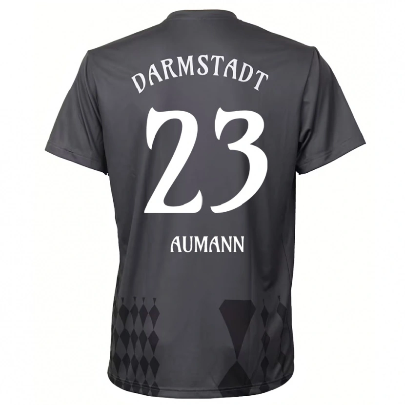 Danxen Dětské Emil Aumann #23 Tmavě Šedá Brankář Dresy 2025/26 Dres