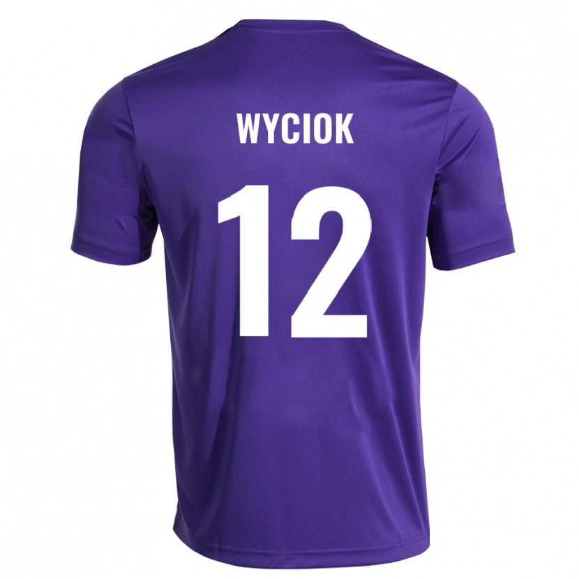 Danxen Dětské David Wyciok #12 Fialová Bílá Brankář Dresy 2025/26 Dres