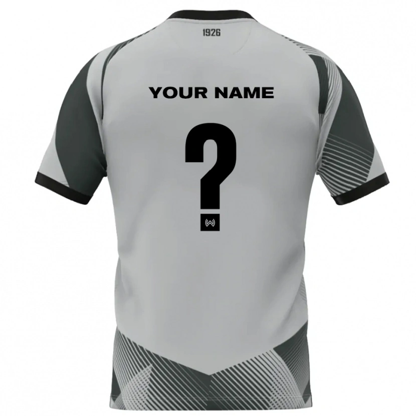 Danxen Dětské SV Wehen Wiesbaden Světle Šedá Bílá Brankář Dresy 2025/26 Dres