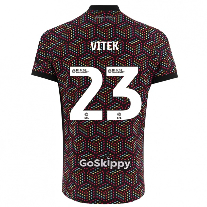 Danxen Dětské Radek Vítek #23 Černobílá Brankář Dresy 2025/26 Dres