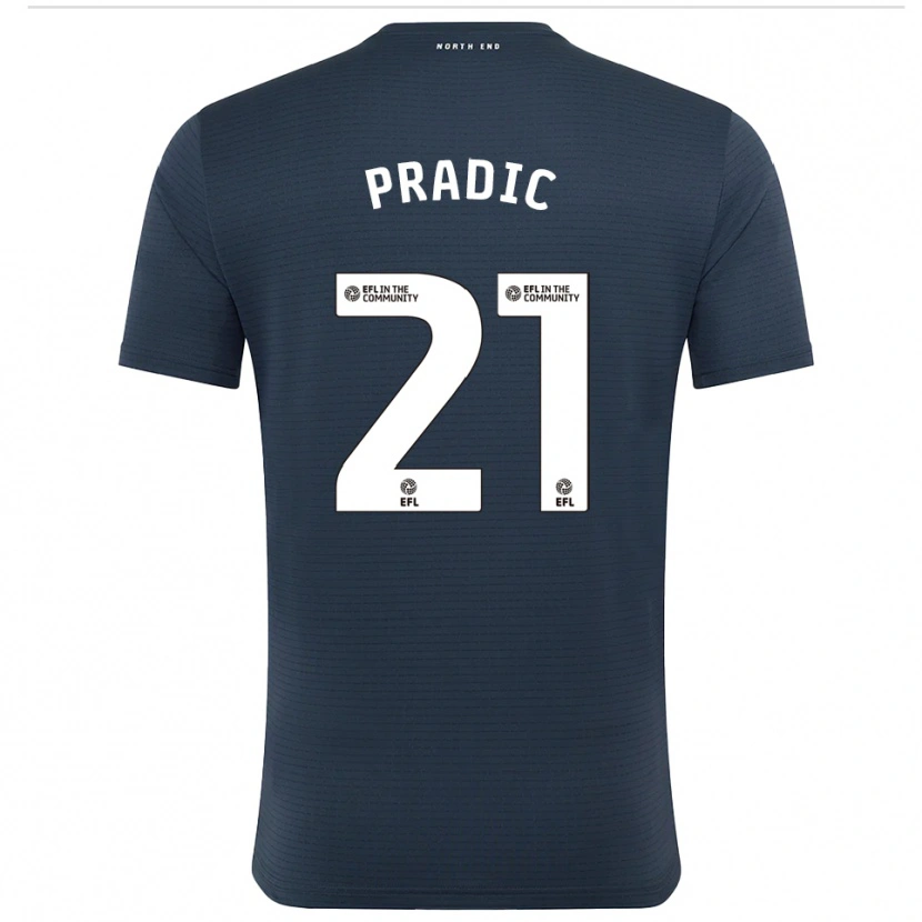 Danxen Dětské James Pradic #21 Černobílá Brankář Dresy 2025/26 Dres