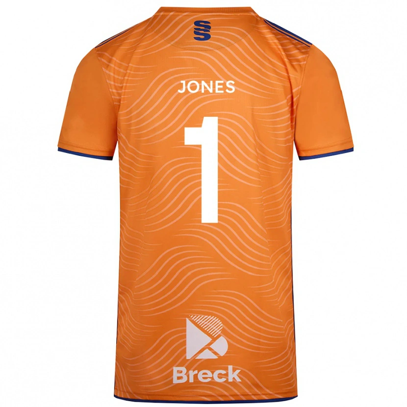 Danxen Dětské Zac Jones #1 Oranžočerná Brankář Dresy 2025/26 Dres