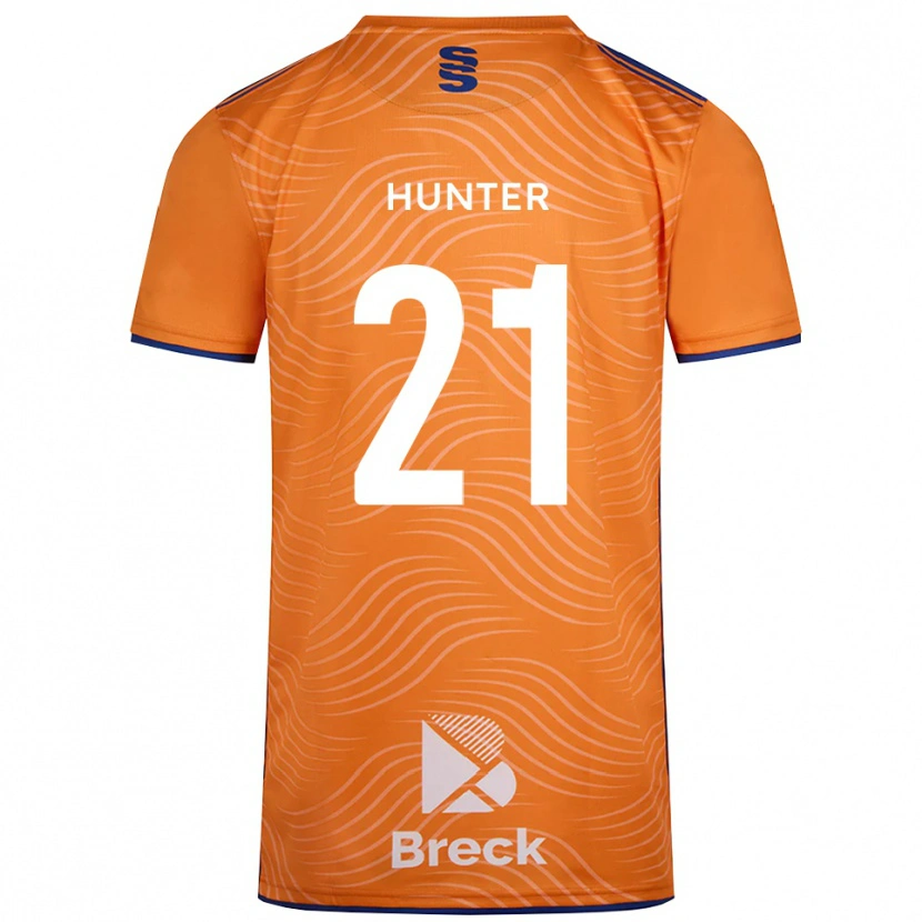 Danxen Dětské Megan Hunter #21 Oranžočerná Brankář Dresy 2025/26 Dres