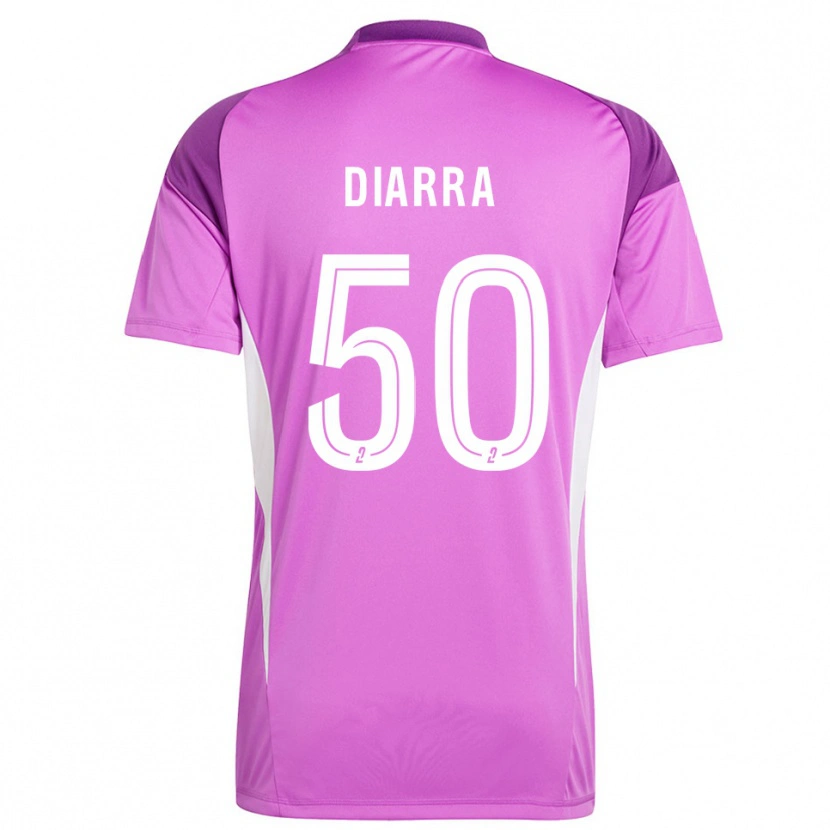 Danxen Dětské Lassine Diarra #50 Levandulová Brankář Dresy 2025/26 Dres