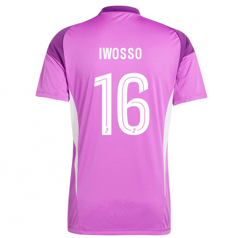 Danxen Dětské Mathis Iwosso #16 Levandulová Brankář Dresy 2025/26 Dres