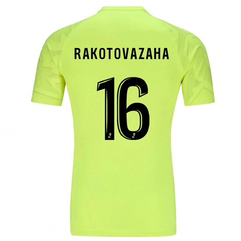 Danxen Dětské Allan Rakotovazaha #16 Neonově Zelená Brankář Dresy 2025/26 Dres
