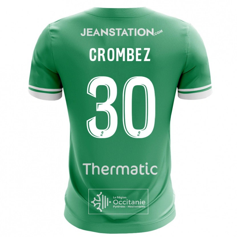 Danxen Dětské Enzo Crombez #30 Zelenobílá Brankář Dresy 2025/26 Dres