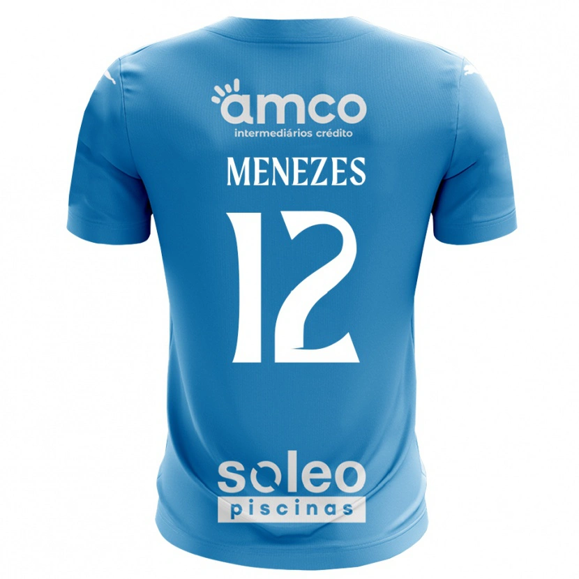 Danxen Dětské Gabriel Menezes #12 Modrá Bílá Brankář Dresy 2025/26 Dres