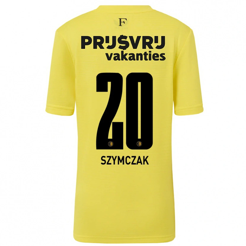 Danxen Dětské Oliwia Szymczak #20 Žlutá Černá Brankář Dresy 2025/26 Dres