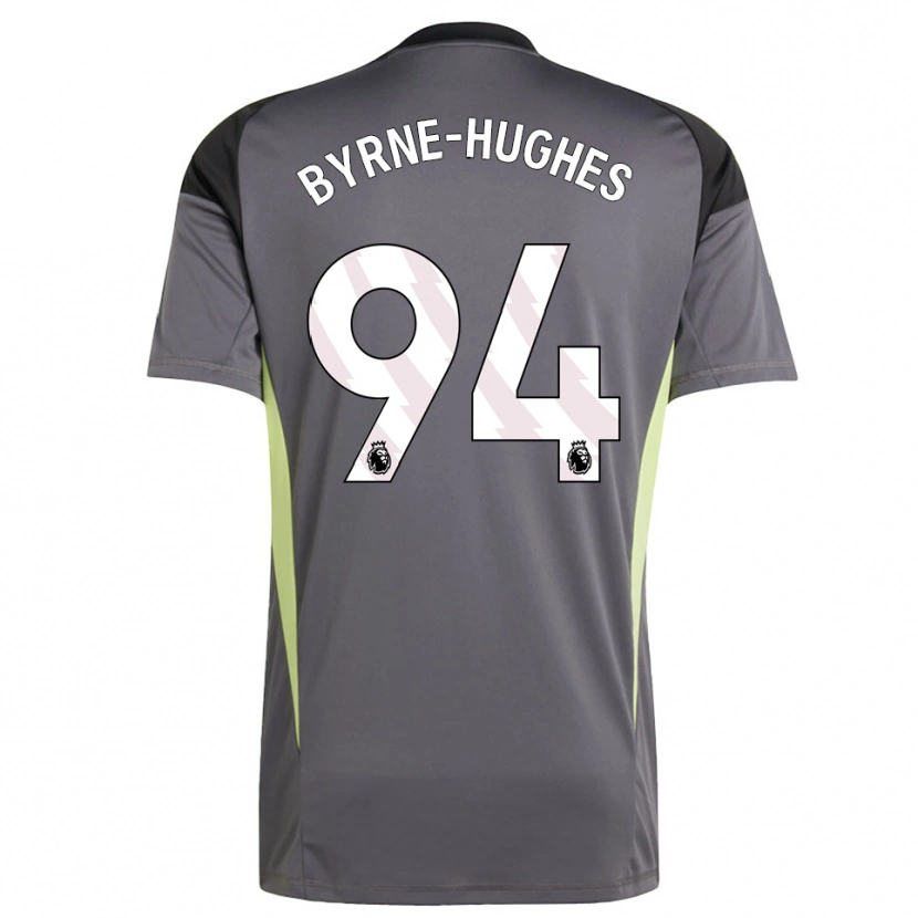 Danxen Dětské Cameron Byrne-Hughes #94 Tmavě Šedá Bílá Brankář Dresy 2025/26 Dres