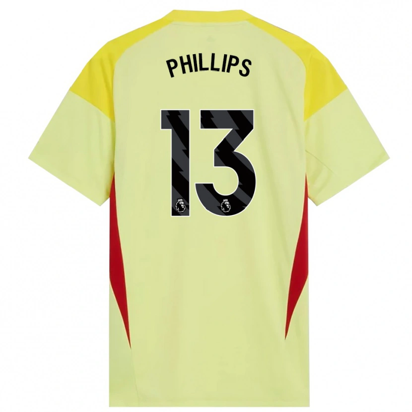 Danxen Dětské Charlie Phillips #13 Žlutá Červená Černá Brankář Dresy 2025/26 Dres