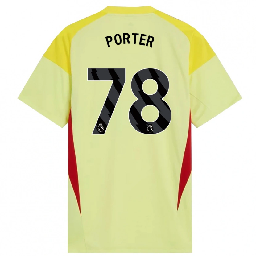 Danxen Dětské Jack Porter #78 Žlutá Červená Černá Brankář Dresy 2025/26 Dres