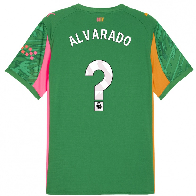 Danxen Dětské Lucas Alvarado #0 Zelená Oranžová Brankář Dresy 2025/26 Dres
