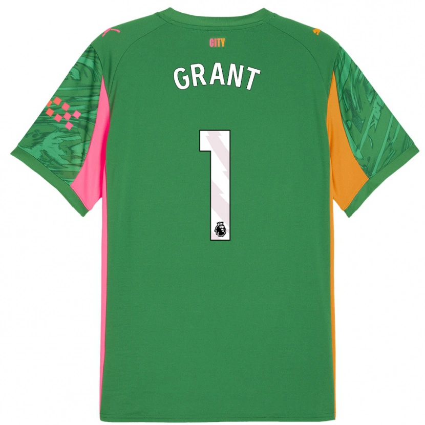 Danxen Dětské True Grant #1 Zelená Oranžová Brankář Dresy 2025/26 Dres