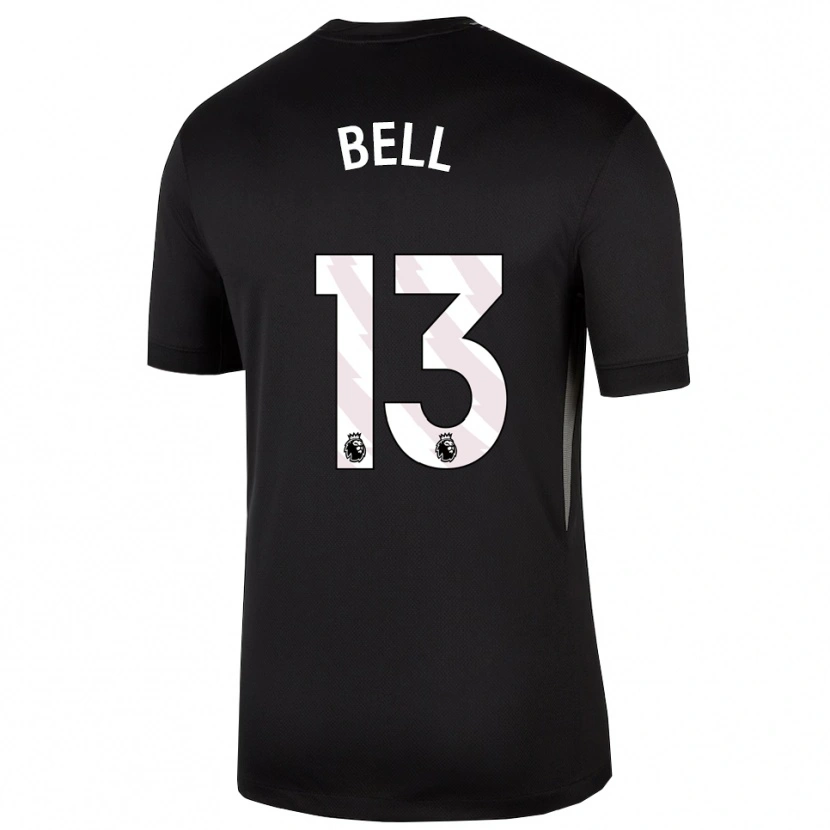 Danxen Dětské Toby Bell #13 Černá Bílá Brankář Dresy 2025/26 Dres