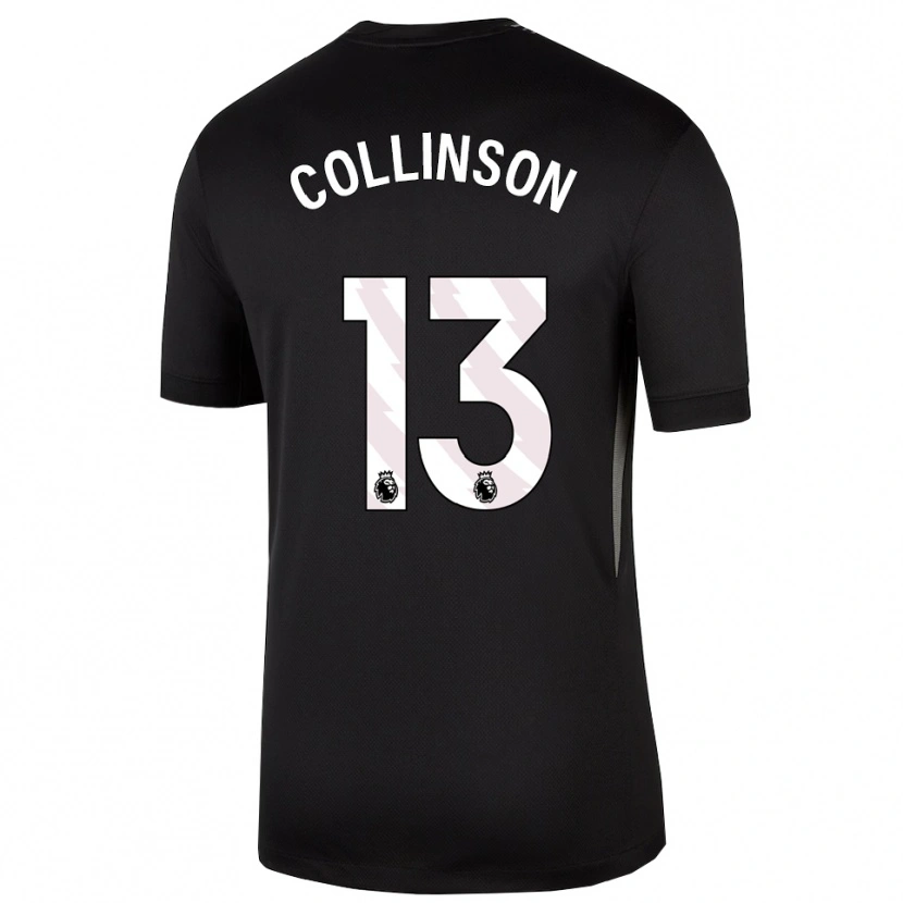 Danxen Dětské Isaac Collinson #13 Černá Bílá Brankář Dresy 2025/26 Dres