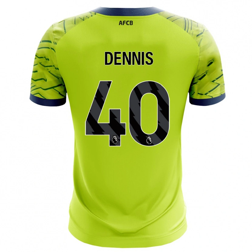 Danxen Dětské Will Dennis #40 Zelená Žlutá Brankář Dresy 2025/26 Dres