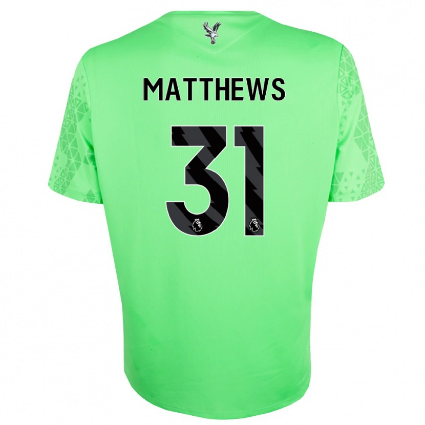 Danxen Dětské Remi Matthews #31 Zelená Černá Brankář Dresy 2025/26 Dres