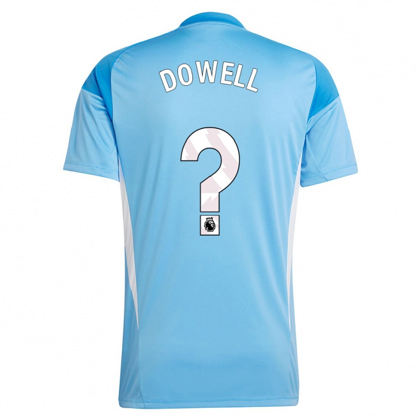 Danxen Dětské Roman Dowell #0 Modrá Bílá Brankář Dresy 2025/26 Dres