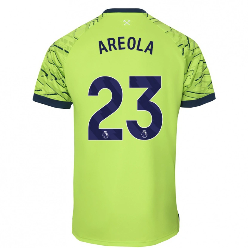 Danxen Dětské Alphonse Areola #23 Zářivě Zelená Brankář Dresy 2025/26 Dres