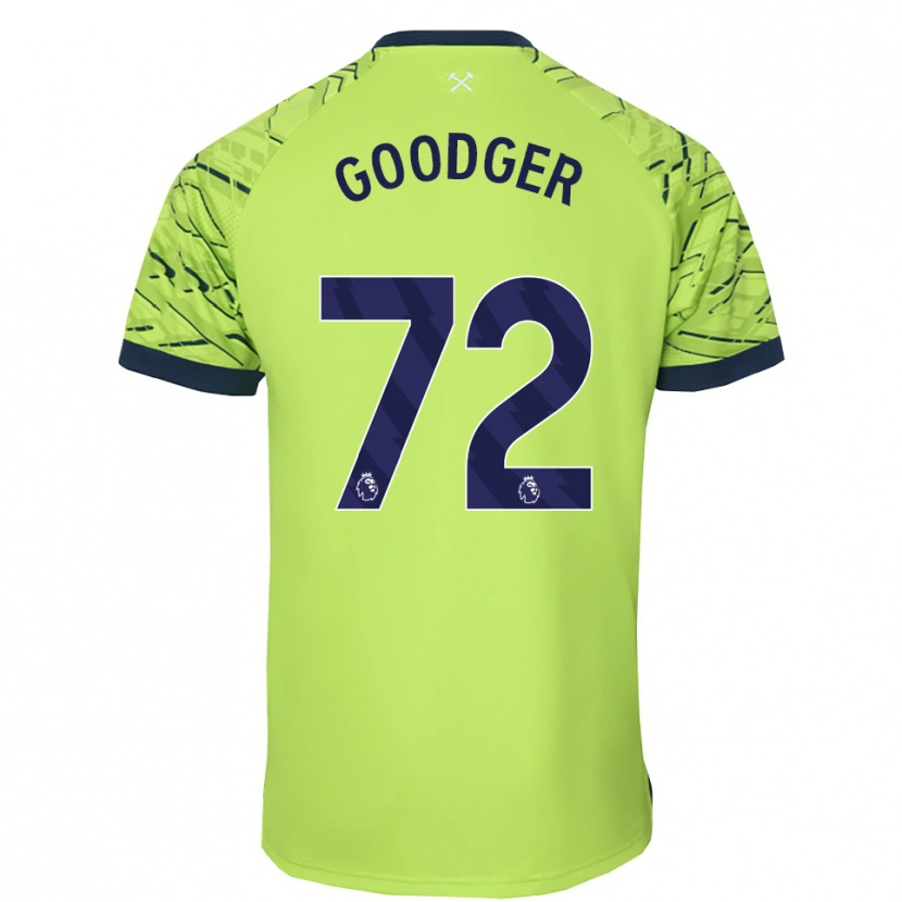 Danxen Dětské Tommy Goodger #72 Zářivě Zelená Brankář Dresy 2025/26 Dres