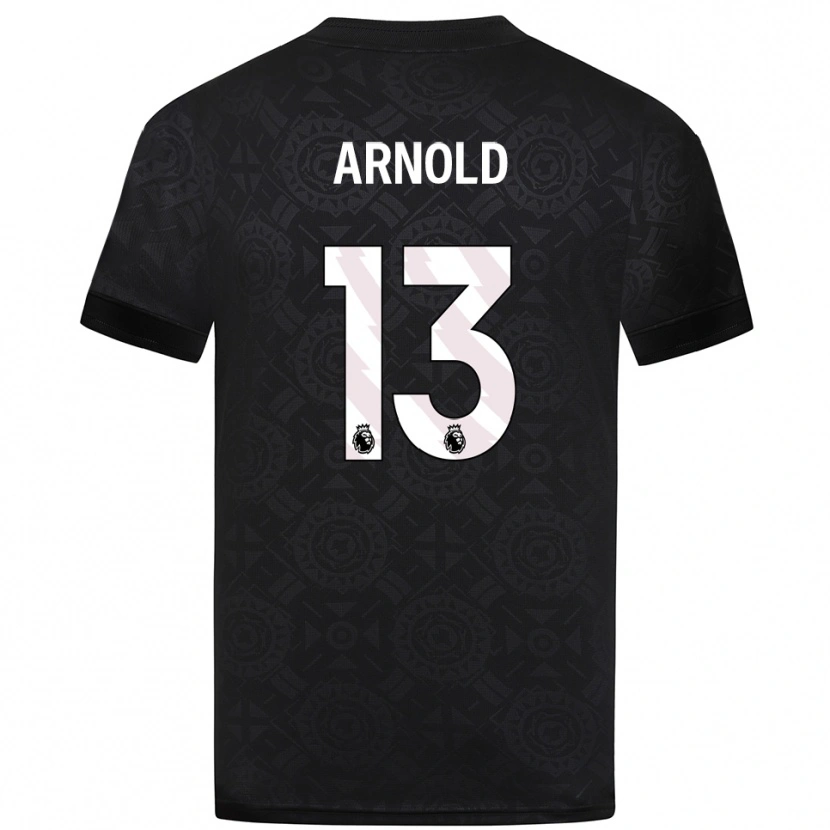 Danxen Dětské Alfie Arnold #13 Černá Bílá Brankář Dresy 2025/26 Dres