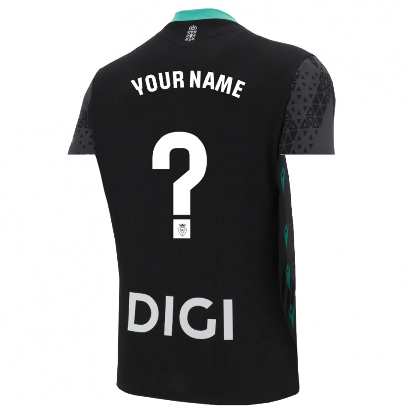 Danxen Dětské CA Osasuna Tmavě Šedá Černá Brankář Dresy 2025/26 Dres