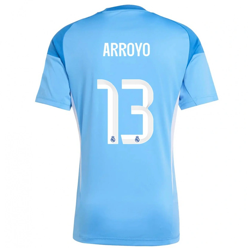 Danxen Dětské Diego Arroyo #13 Nebesky Modrá Bílá Brankář Dresy 2025/26 Dres